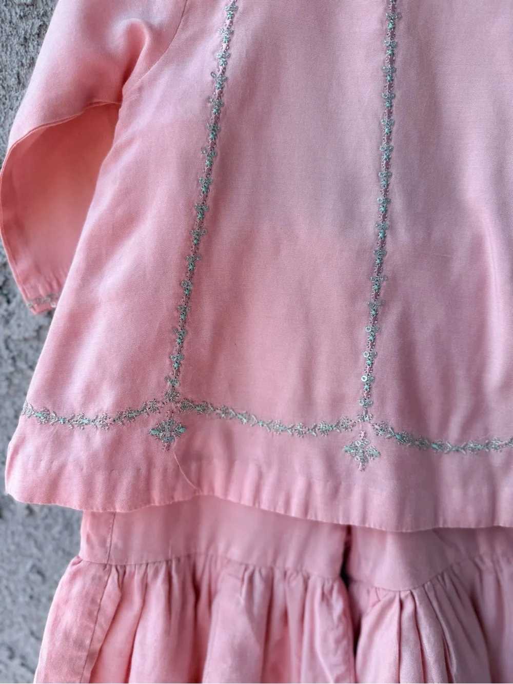 Baby girl gharara with shirt